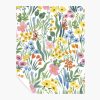 Home RIFLE PAPER Co. Peel & Stick | Lea Peel & Stick Wallpaper Sample|Lea White Peel & Stick Wallpaper Sample