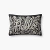 Home RIFLE PAPER Co. Sayings | Hello Embroidered Pillow|Hello Embroidered Pillow-Black