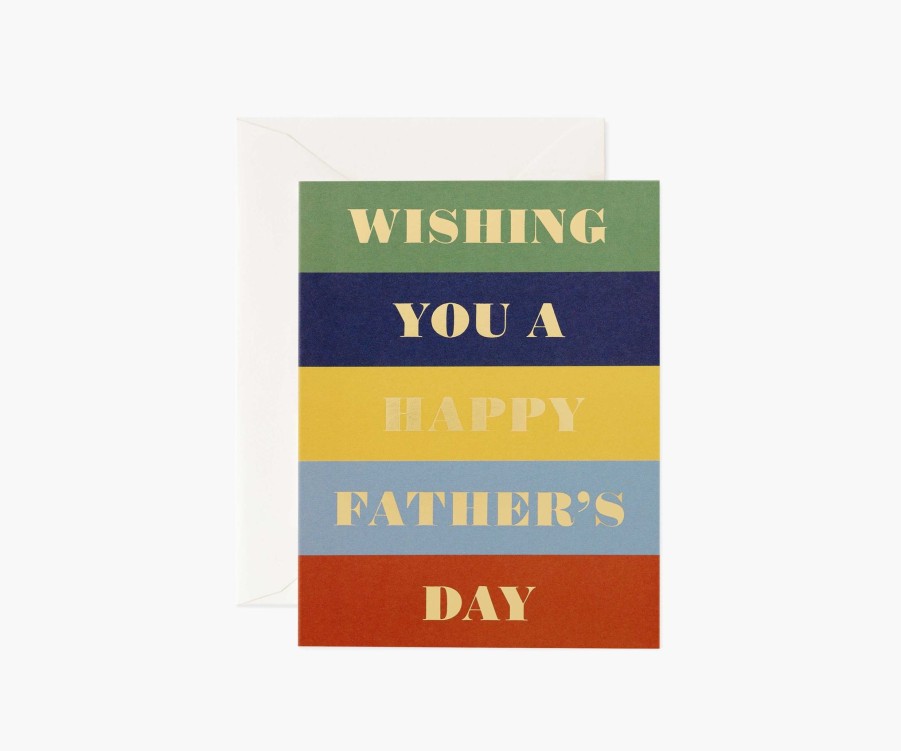 Cards & Occasions RIFLE PAPER Co. Father'S Day | Color Block Father'S Day Greeting Card|Color Block Father'S Day Greeting Card