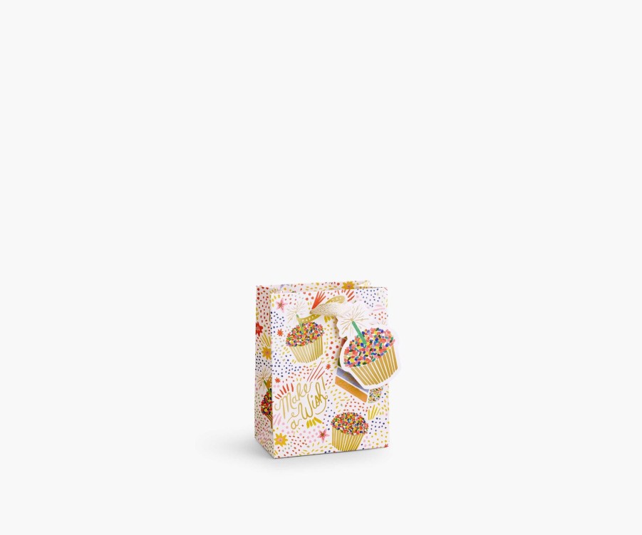 Cards & Occasions RIFLE PAPER Co. Gift Bags | Birthday Cake Gift Bag|Birthday Cake Medium Gift Bag