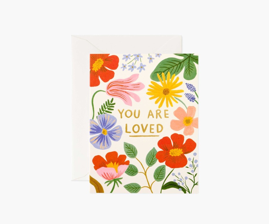 Cards & Occasions RIFLE PAPER Co. Love & Friendship | You Are Loved Greeting Card|You Are Loved Greeting Card