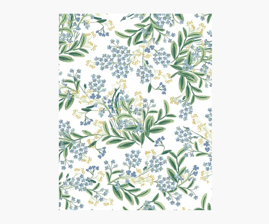 Home RIFLE PAPER Co. Samples | Cornflower Wallpaper Sample|Cornflower Navy Wallpaper Sample