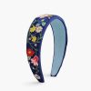 Accessories & Apparel RIFLE PAPER Co. Headbands | Padded Headband| Embroidered Padded Headband