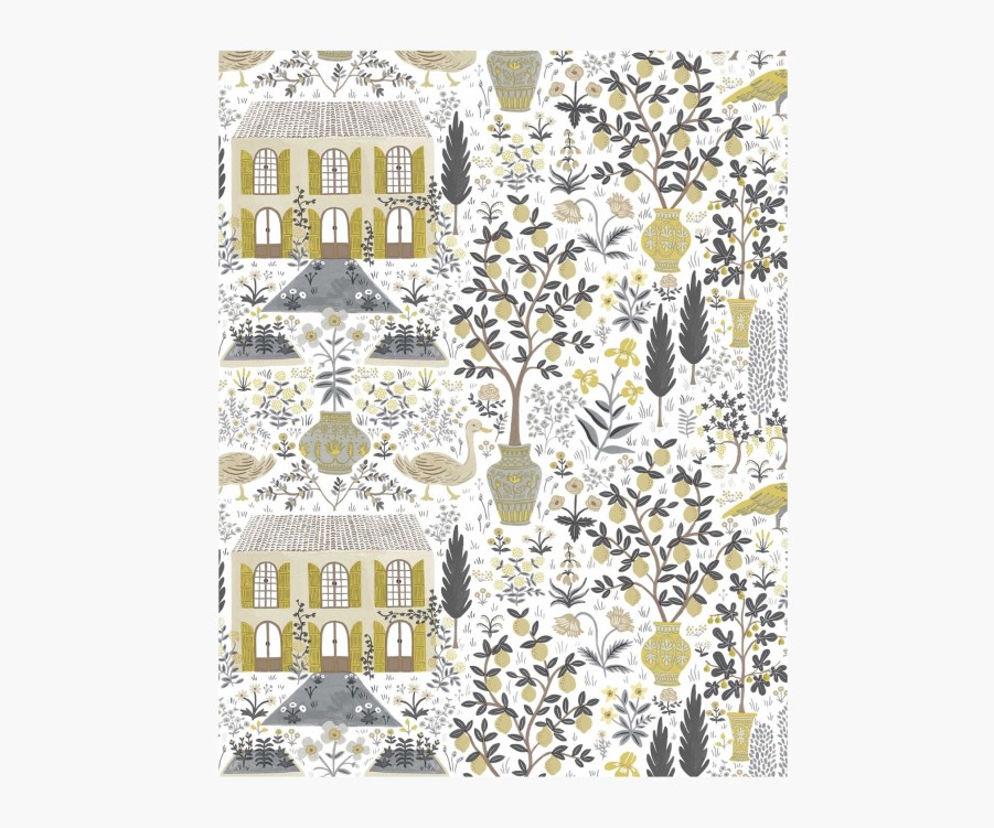 Home RIFLE PAPER Co. Samples | Camont Wallpaper Sample|Camont Linen & Gold Wallpaper Sample