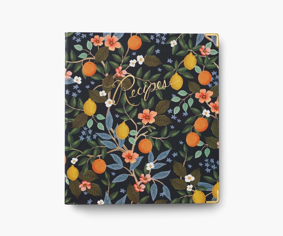 Home RIFLE PAPER Co. Recipe Organization | Recipe Binder| Recipe Binder Citrus Grove