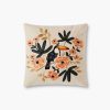 Home RIFLE PAPER Co. Floral | Toucan Embroidered Pillow|Toucan Embroidered Pillow-Natural