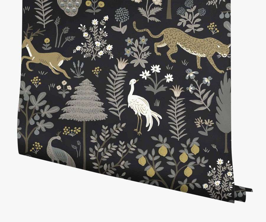 Home RIFLE PAPER Co. Traditional | Menagerie Wallpaper|Menagerie Cream Wallpaper Double Roll