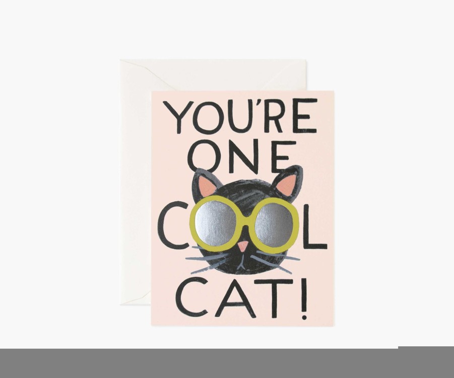 Cards & Occasions RIFLE PAPER Co. Love & Friendship | Cool Cat|Cool Cat