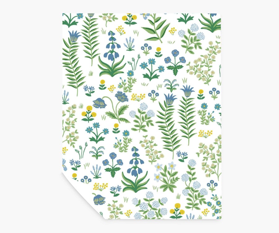 Home RIFLE PAPER Co. Peel & Stick | Menagerie Garden Peel & Stick Wallpaper Sample|Menagerie Garden Blue Multi Peel & Stick Wallpaper Sample