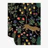 Home RIFLE PAPER Co. Peel & Stick | Menagerie Peel & Stick Wallpaper Sample|Menagerie Navy Peel & Stick Wallpaper Sample