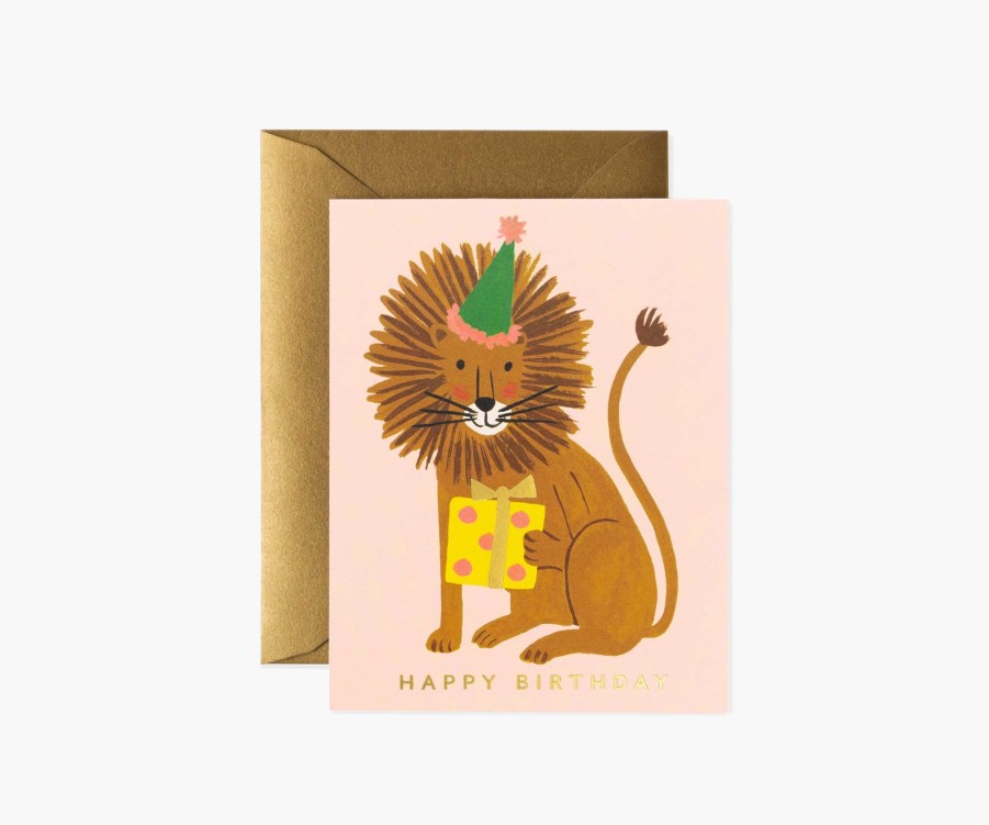 Cards & Occasions RIFLE PAPER Co. Birthday | Lion Birthday|Lion Birthday