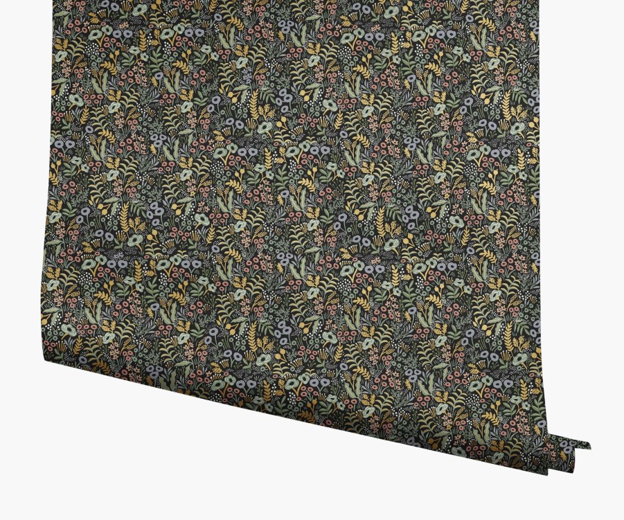 Home RIFLE PAPER Co. Traditional | Tapestry Wallpaper|Tapestry Indigo Wallpaper Double Roll