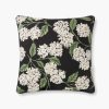 Home RIFLE PAPER Co. Floral | Hydrangea Embellished Pillow|Hydrangea Black Embellished Pillow