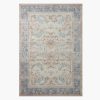 Home RIFLE PAPER Co. Traditional | Palais Kensington Printed Rug|Palais Kensington Light Blue Printed Rug 2.3X3.9