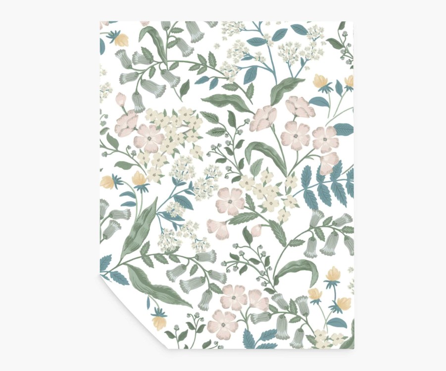 Home RIFLE PAPER Co. Peel & Stick | Sweetbrier Peel & Stick Wallpaper Sample|Sweetbrier Mint Peel & Stick Wallpaper Sample