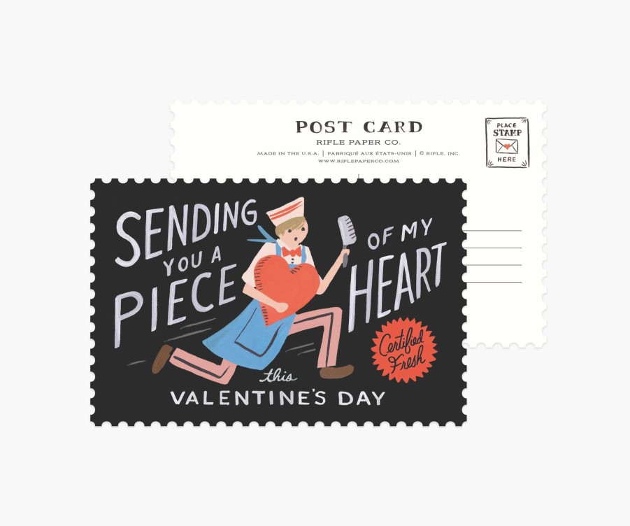 Cards & Occasions RIFLE PAPER Co. Love & Friendship | Piece Of My Heart Postcard Set|Piece Of My Heart Postcard Set