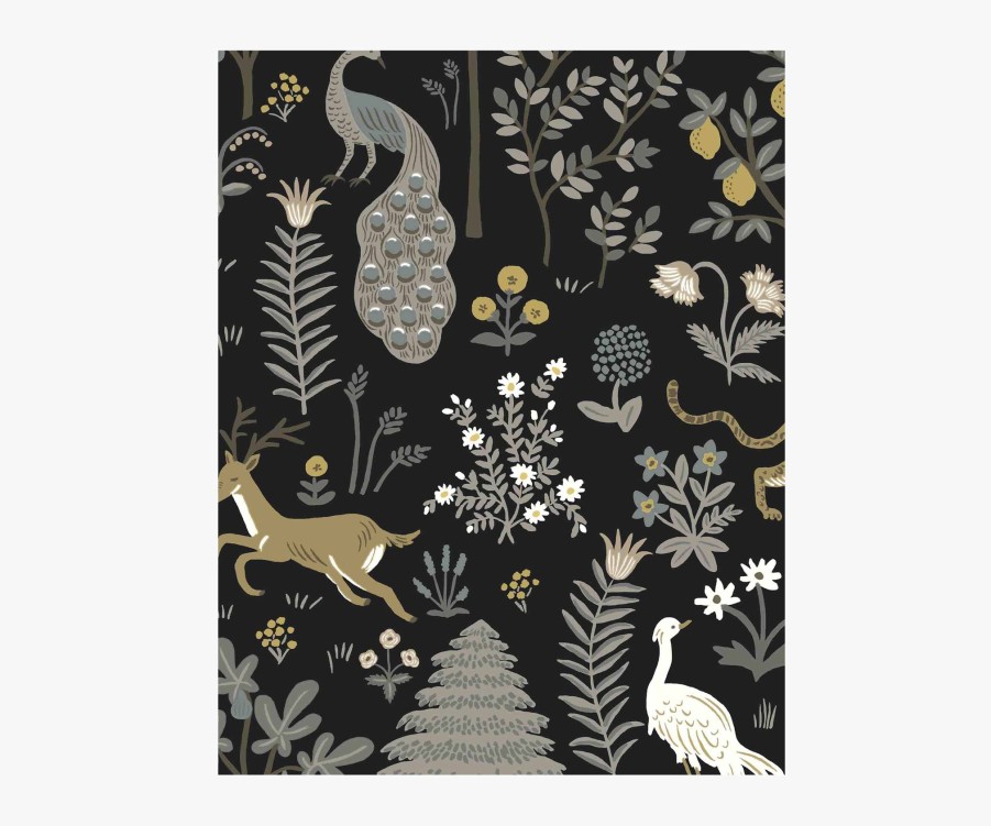 Home RIFLE PAPER Co. Samples | Menagerie Wallpaper Sample|Menagerie Cream Wallpaper Sample