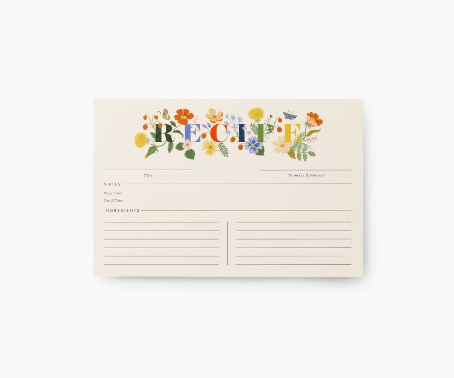 Home RIFLE PAPER Co. Recipe Organization | Mayfair Recipe Cards|Mayfair Recipe Cards