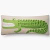 Home RIFLE PAPER Co. Figurative | Alligator Embroidered Pillow|Alligator Embroidered Pillow-Green