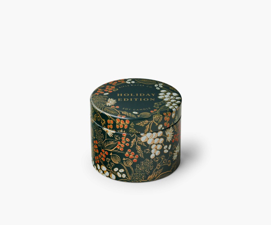 Home RIFLE PAPER Co. Candles | Tin Candle| Tin Candle Holiday