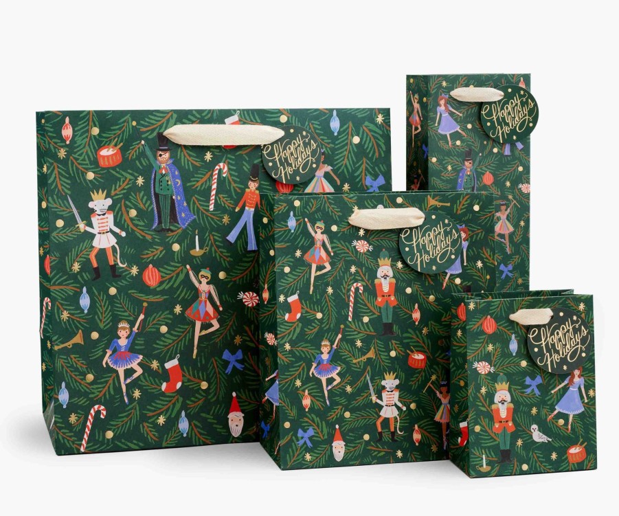 Cards & Occasions RIFLE PAPER Co. Gift Bags | Nutcracker Gift Bag|Nutcracker Small Gift Bag