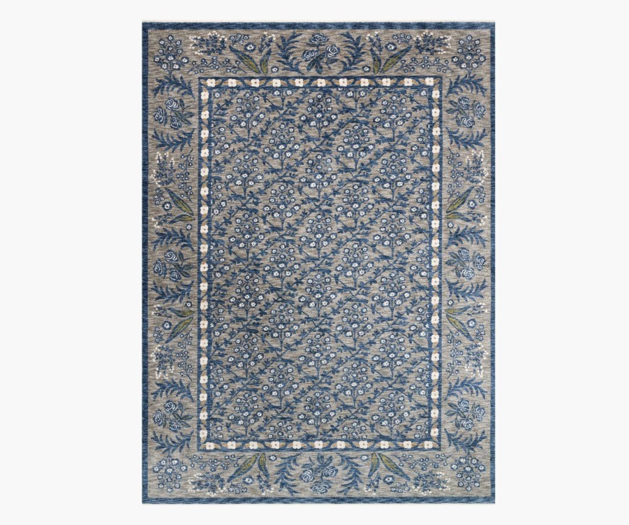 Home RIFLE PAPER Co. Traditional | Kismet Suzani Garden Grey Power-Loomed Rug|Kismet Suzani Garden Grey Power-Loomed Rug