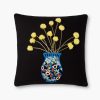 Home RIFLE PAPER Co. Floral | Vase Study No. 2 Embroidered Pillow|Vase Study No. 2 Embroidered Pillow-Yellow