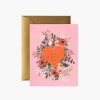 Cards & Occasions RIFLE PAPER Co. Love & Friendship | Blooming Heart Valentine|Blooming Heart Valentine