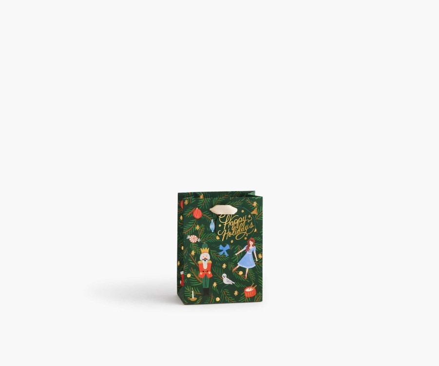 Cards & Occasions RIFLE PAPER Co. Gift Bags | Nutcracker Gift Bag|Nutcracker Wine Gift Bag