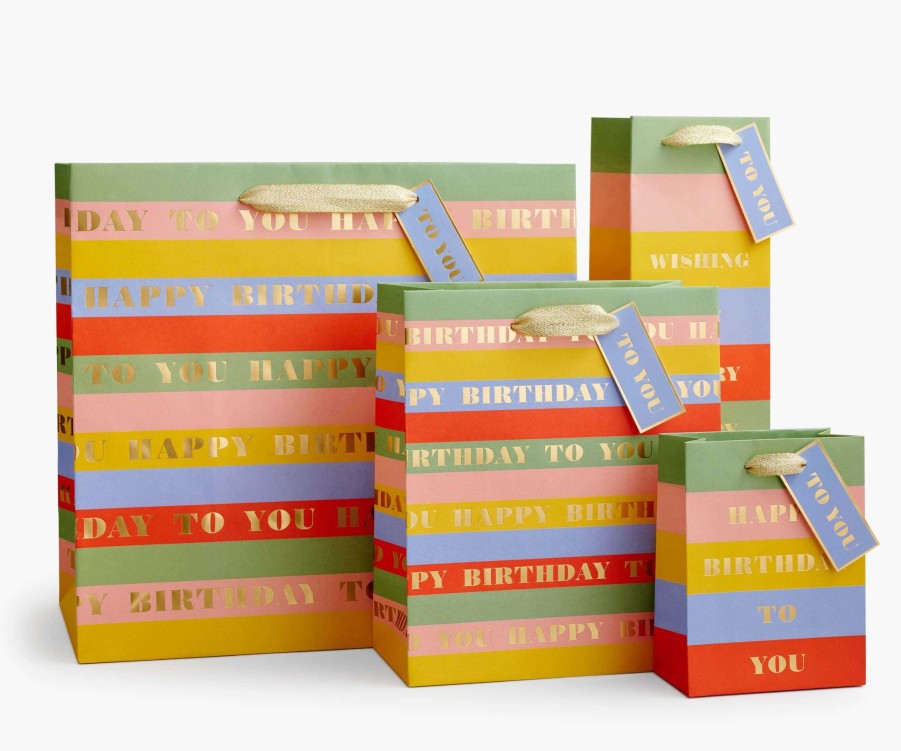 Cards & Occasions RIFLE PAPER Co. Gift Bags | Birthday Wishes Gift Bag|Birthday Wishes Large Gift Bag