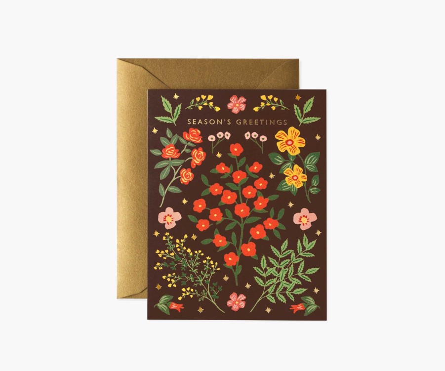 Cards & Occasions RIFLE PAPER Co. Christmas | Hawthorne Holiday Greeting Card|Hawthorne Holiday Greeting Card