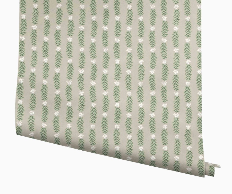 Home RIFLE PAPER Co. Traditional | Eden Wallpaper|Eden Indigo Wallpaper Double Roll