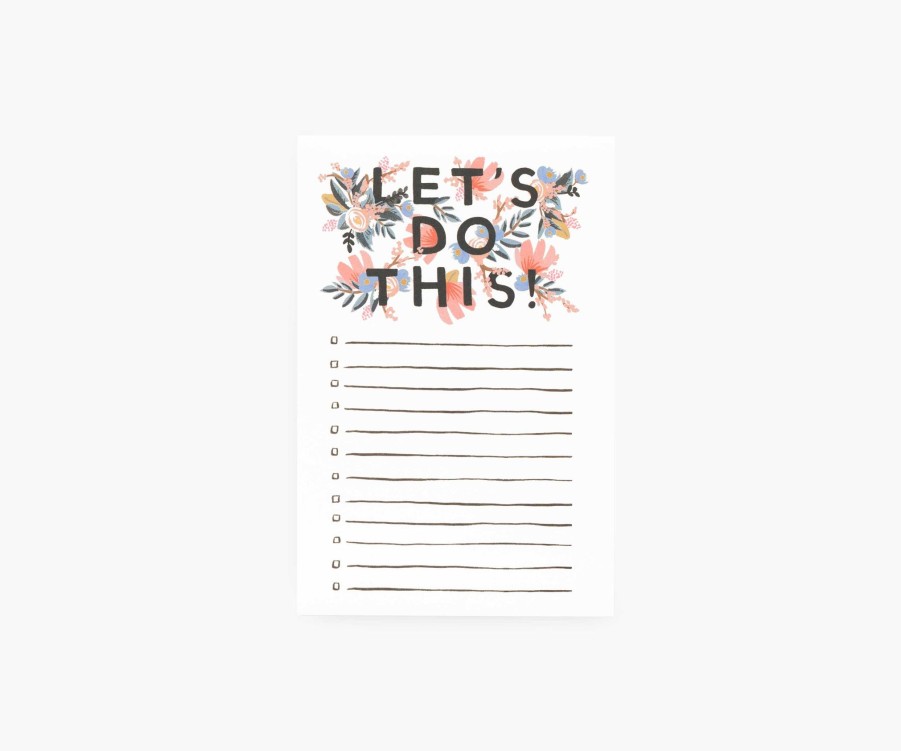 Desk & Journals RIFLE PAPER Co. To-Do Pads | Checklist Notepad| Checklist Notepad