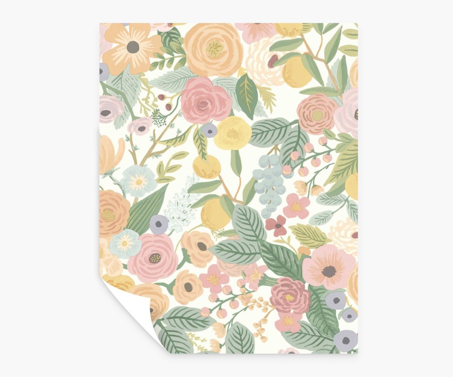 Home RIFLE PAPER Co. Peel & Stick | Garden Party Peel & Stick Wallpaper Sample|Garden Party Indigo Multi Peel & Stick Wallpaper Sample