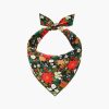 Accessories & Apparel RIFLE PAPER Co. Face Masks | Poinsettia Bouquet Dog Bandana|Poinsettia Bouquet Dog Bandana