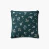 Home RIFLE PAPER Co. Floral | Petite Fleurs Embroidered Pillow|Petite Fleurs Embroidered Pillow-Teal