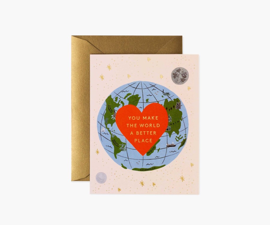 Cards & Occasions RIFLE PAPER Co. Love & Friendship | You Make The World Better|You Make The World Better