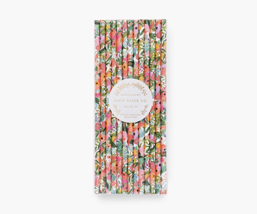 Cards & Occasions RIFLE PAPER Co. Cups & Straws | Paper Straws| Paper Straws