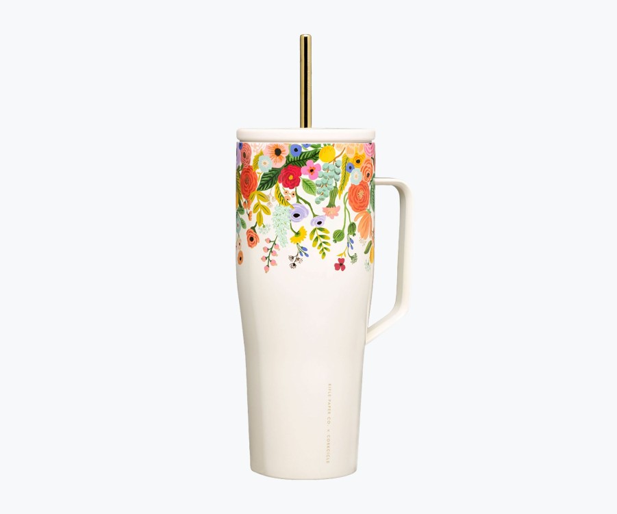 Home RIFLE PAPER Co. Insulated | 30 Oz. Cold Cup Xl| 30 Oz. Cold Cup Xl Garden Party