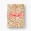 Cards & Occasions RIFLE PAPER Co. Rolls | Canopy Gold Wrapping Roll|Canopy Gold Wrapping Roll