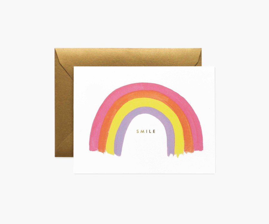 Cards & Occasions RIFLE PAPER Co. Encouragement | Smile Rainbow|Smile Rainbow