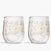 Home RIFLE PAPER Co. Insulated | Stemless Glass Set|Stemless Wine Glass Set