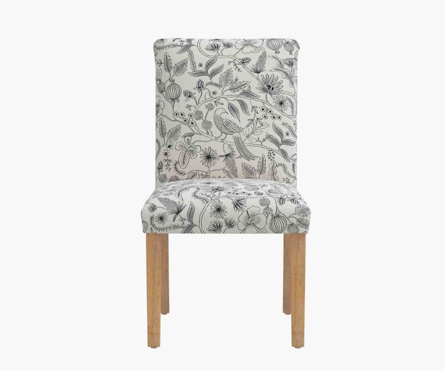 Home RIFLE PAPER Co. Dining Chairs | Lorraine Dining Chair| Black & Cream Lorraine Dining Chair