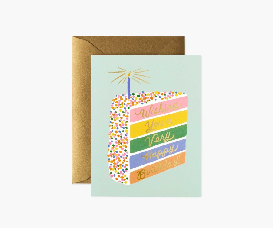 Cards & Occasions RIFLE PAPER Co. Birthday | Cake Slice Birthday|Cake Slice Birthday