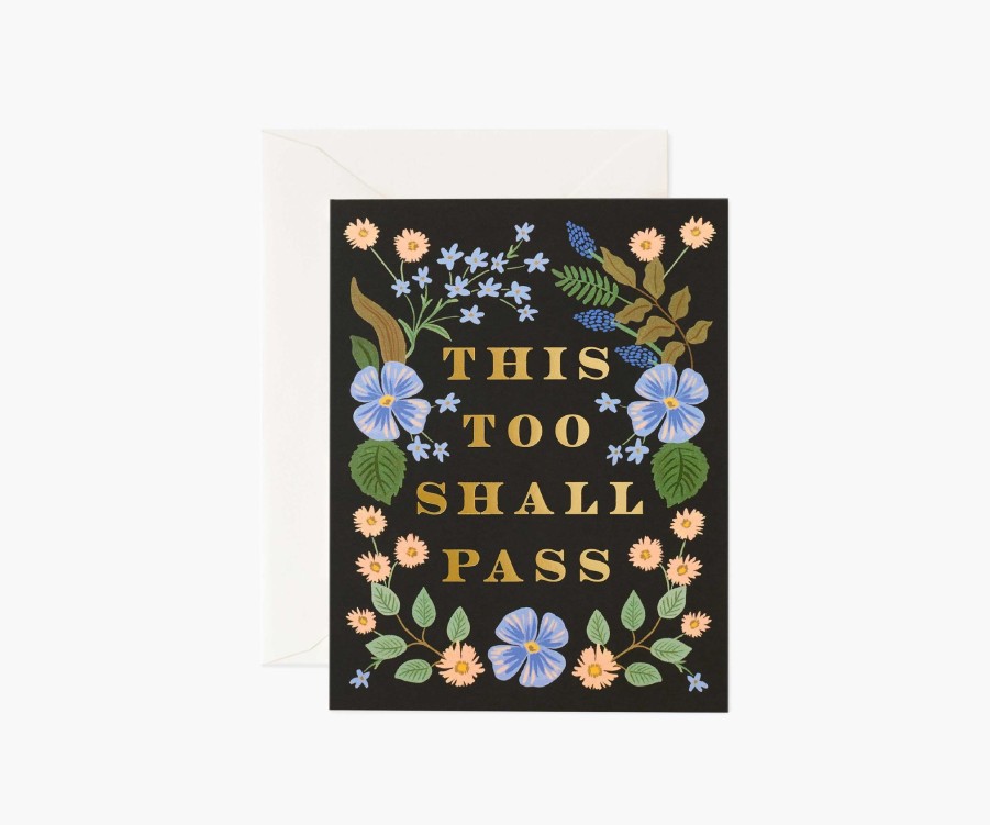 Cards & Occasions RIFLE PAPER Co. Encouragement | This Too Shall Pass|This Too Shall Pass