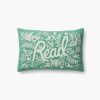 Home RIFLE PAPER Co. Sayings | Read Embroidered Pillow|Read Embroidered Pillow-Sage