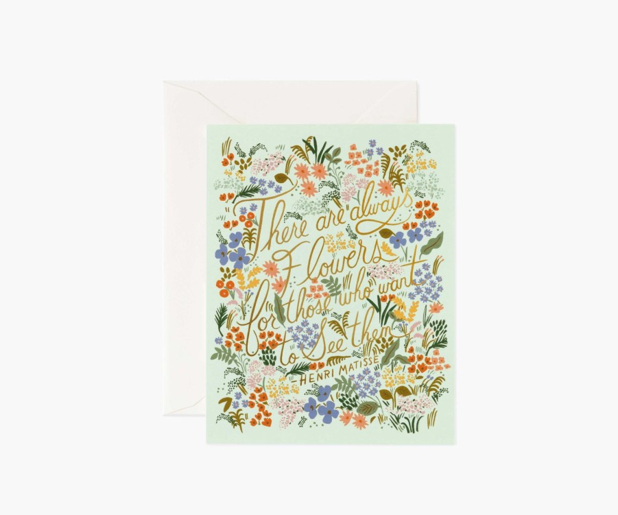 Cards & Occasions RIFLE PAPER Co. Encouragement | Matisse Quote|Matisse Quote