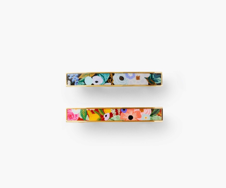 Accessories & Apparel RIFLE PAPER Co. Hair Clips | Set Of 2 Enamel Hair Clips| Set Of 2 Enamel Hair Clips