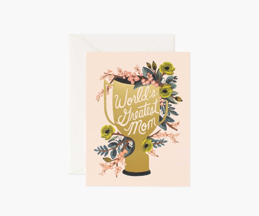 Cards & Occasions RIFLE PAPER Co. Mother'S Day | World'S Greatest Mom|World'S Greatest Mom