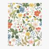 Home RIFLE PAPER Co. Samples | Strawberry Fields Wallpaper Sample|Strawberry Fields White Wallpaper Sample